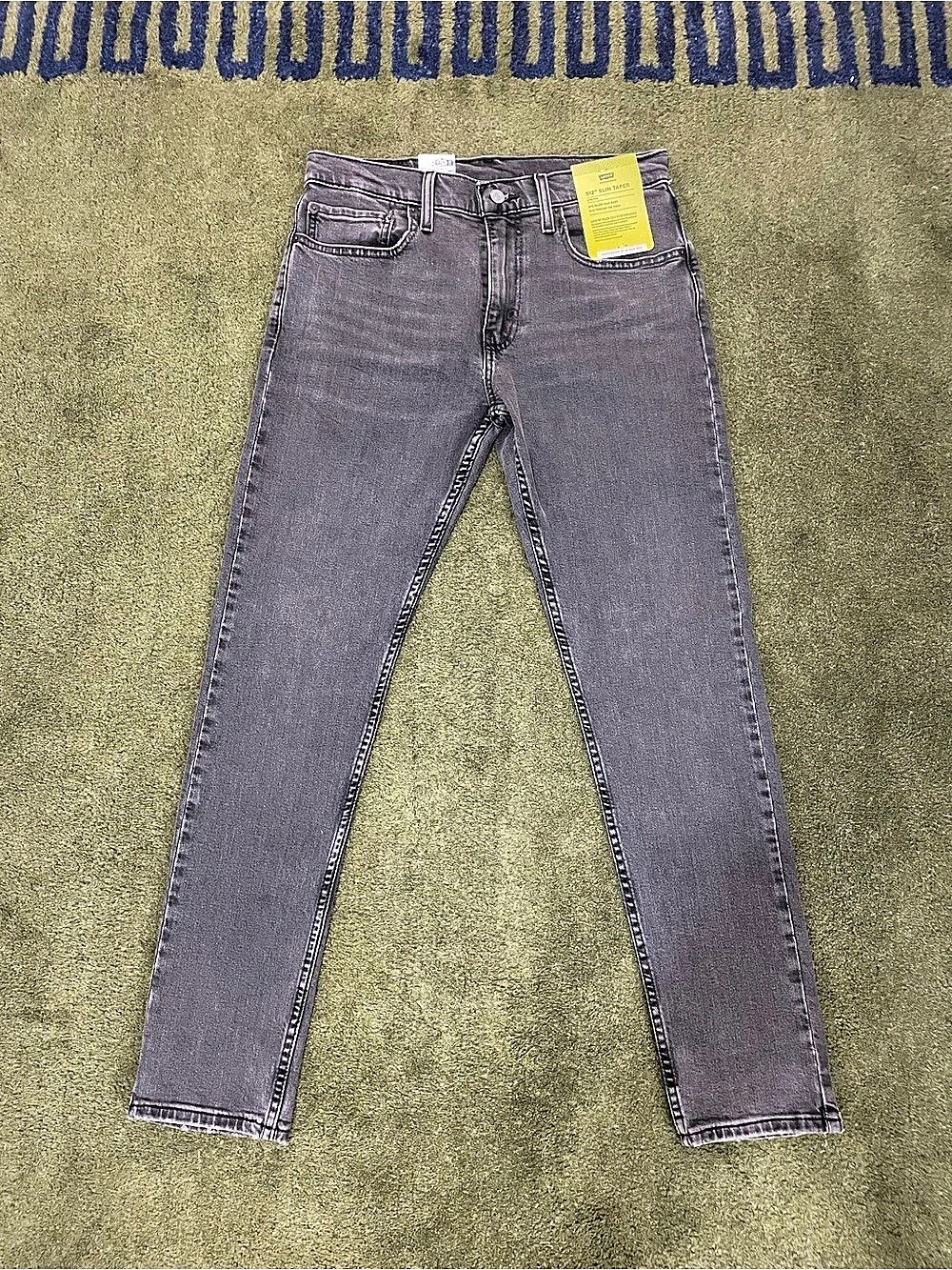 Levi's 512 Slim Jeans Gray NWT